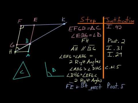 Euclid's Elements Book 1: Proposition 44, Constructing a Parallelogram 2