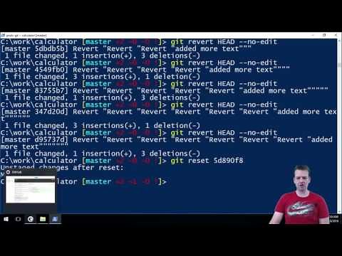 Git Reset to a specific commit - version