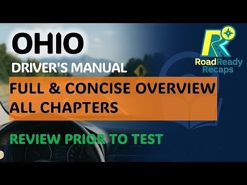 Ohio Driver Manual – FULL & Concise Overview | 2025 All-Chapters Review | RoadReadyRecaps