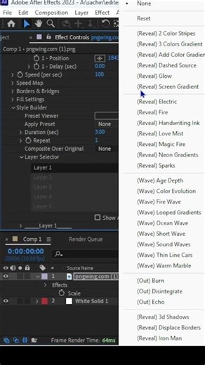 AutoFill Plugin Magic 😱 After Effects Short #videoediting #edit #aetutorial