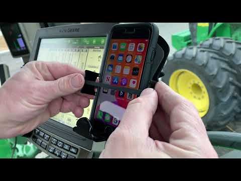Phone Tray Holder for Tractors or Combines