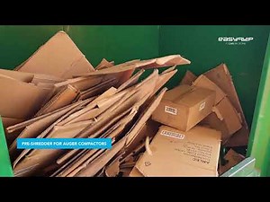 Pre-Shredder for Auger Compactor