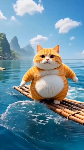 FAT Cat Goes Fishing and COOKS Its Catch in AI Animation! . Get ready for a purr-fectly hilarious AI animation! In this epic video, a fat cat goes fishing and catches its own dinner. But that's not all - our feline friend takes it to the next level by cooking its catch in a sizzling pan! Watch as the fat cat's eyes gleam with excitement as it savors its fresh meal. This AI-generated animation is so realistic, you'll forget it's not real! So sit back, relax, and enjoy the absurdity of a fat cat's