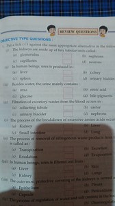 REVIEW QUESTIONSOBJECTIVE TYPE QUESTIONS :Put a tick ( ​ ) a... | Filo