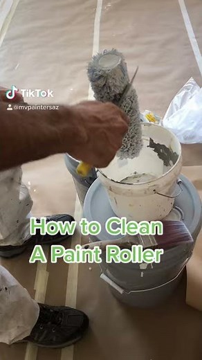 How to Clean A Paint Roller