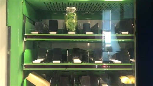 New Self Robot Fresh Supermarket Service Refrigerated Healthy Salad Fruits Fresh Food Vendlife Vending Machine With Lift System