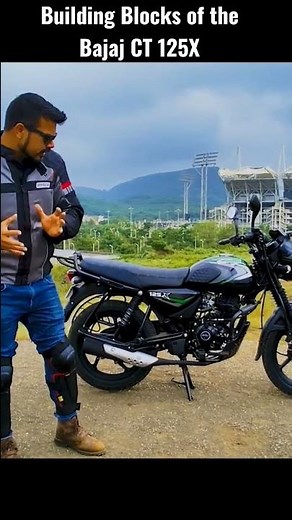 The Bajaj CT 125X is built with some solid components.