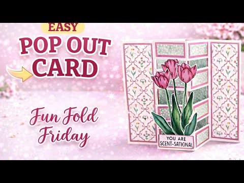 Fun Fold Friday: Easy Pop Out Card Tutorial 💗