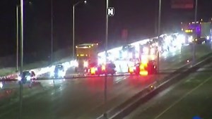 Interstate 43 north of Milwaukee re-opens after semi carrying batteries catches fire