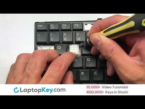 Alienware Keyboard Key Repair Guide M Series NSK-LB0BC 13 R1 R2 15 R1 R2