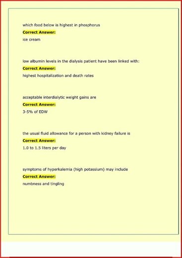 Davita Ccht Practice Exam Questions Answers All Correct 100update video