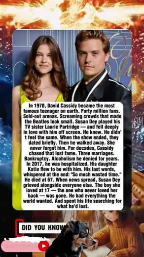 Why David Cassidy spent his life searching for what he lost,