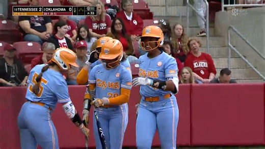 HOME RUN LADY VOLS 🟠 #NCAASoftball x 🎥 SECN / Tennessee Softball | NCAA Softball