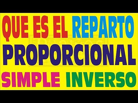 REPARTO PROPORCIONAL INVERSO - EJERCICIO RESUELTO