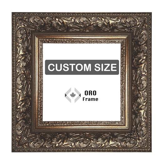 Custom Ornate Gold 3.75” Wide Picture Frame – Baroque Style Wall Art Frame - Etsy