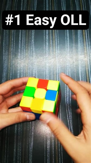 Day - 1 (Easy OLlL) || Cross Case ..... #cubing #cube #cubing #puzzle #rubik #rubiks #rubikscube