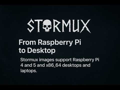 Stormux Raspberry Pi Image with I38 Demo