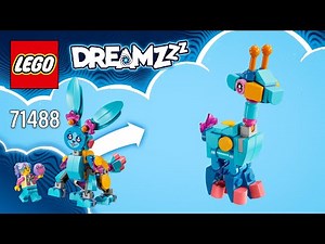 LEGO DREAMZzz Giraffe from Bunchu’s Creative Animal Adventures (71488) Tutorial ‪@TopBrickBuilder‬