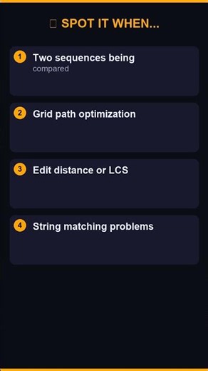 2D Dynamic Programming Pattern — Spot It in 15 Seconds | #DSA #LeetCode
