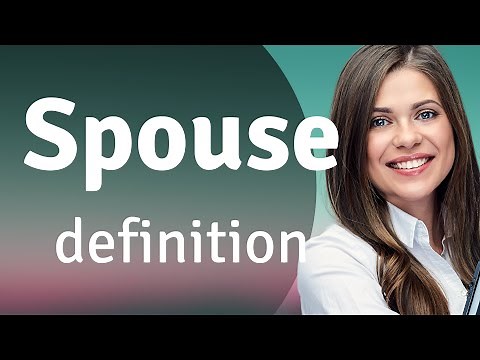 Spouse — what is SPOUSE meaning