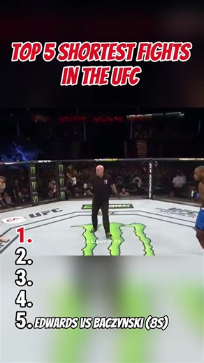 The Shortest Fights in UFC History: Quick Knockouts