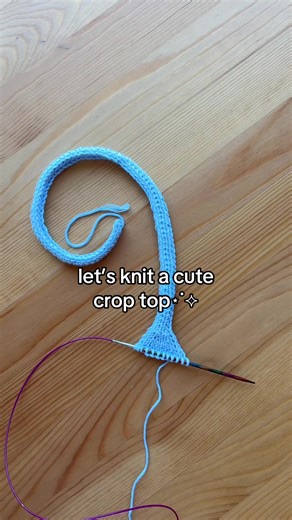 How to Knit a Cute Crop Top Using Cotton Yarn