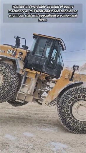 Incredible Balance Displayed By Large Front End Wheel Loader