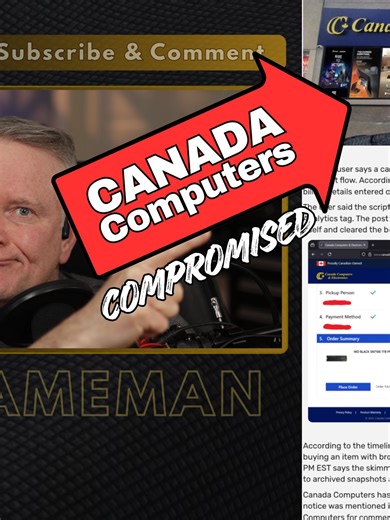 Canada Computers Was Compromised #CanadaComputers #SecurityBreach #DataLeak #CyberSecurity #CanadaTech #CardSkimmer #PrivacyAlert #Magecart #TechNews #RedditDisclosure #FinancialSafety #OnlineShopping #IdentityTheft #CreditCardFraud #ConsumerAlert
