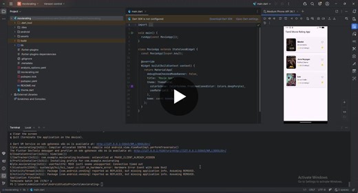 #flutter #androidstudio #mobileappdevelopment #appdevelopment #flutterdeveloper #dart #uiux #studentdeveloper #projectcompletion #techjourney #softwaredevelopment #codinglife #developerlife… | Kirran S T