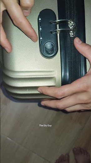 How to unlock Luggage Bag forgotten combination lock password