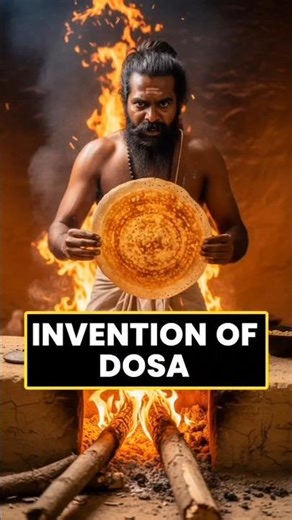 How was the first dosa invented 🤯