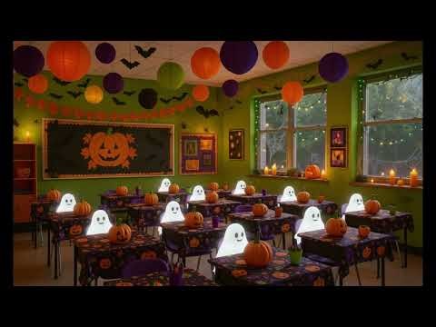 Halloween Instrumental Music for Classroom 🎵 | Fun & Spooky Background Halloween Playlist 2025 👻