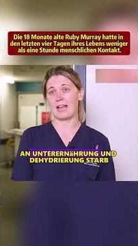 Die 18 Monate alte Ruby Murray hatte in vier Tagen unter einer Stunde Kontakt.#shorts #news #fyp