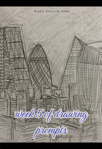 London Skyline Drawing Prompts for Artists