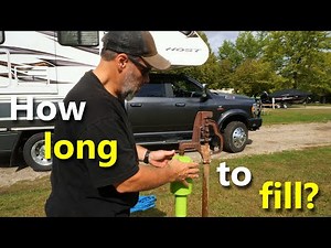 How to Fill your RV Fresh Water Tank on a Host Truck Camper |E38
