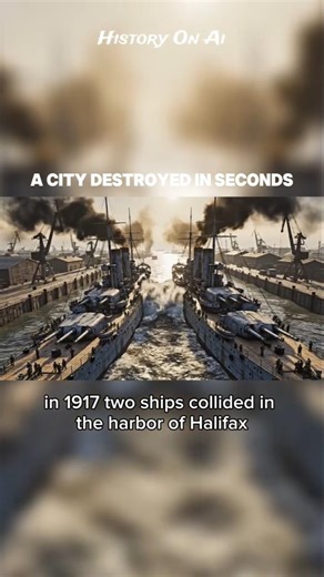 The Halifax Explosion: A City Destroyed in Seconds 😳 | Halifax 1917 #history #documentary #facts
