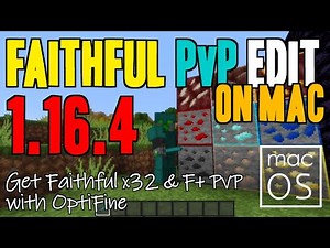 How to get Faithful PvP Textures on Mac (Minecraft 1.16.4) – download & install F  PVP (on Mac)