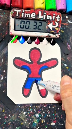 Drawing Meccha Chameleon in 50Sec(Spider-Man)