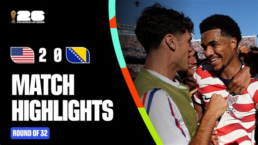 Highlights | USA 2-0 Bosnia And Herzegovina | FIFA World Cup 2026™