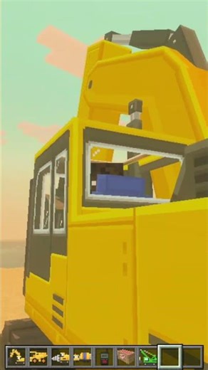 GIANT EXCAVATOR VS MINECRAFT BLOCK CITY! 🏗️ WHO WINS?