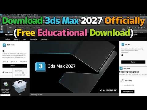 How to Download 3ds Max 2027 (Official Student License)