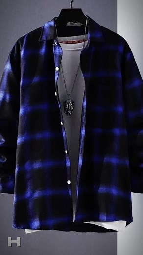 Checkered Long Sleeves Styling Ideas for Men