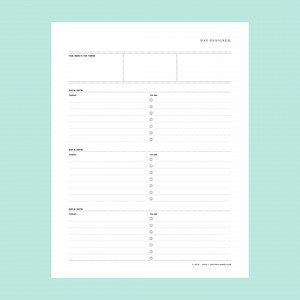 Free Weekly Planner Printable
