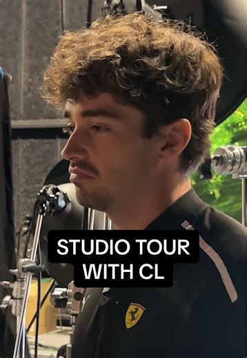 Everything that cannot be touched in a photo studio 🤭 @Charles Leclerc @ferrari #CharlesLeclerc #Ferrari #PUMA #Motosport #F1