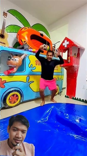 berenang di pantai🌊☀ ❗❗#greenscreen #remix #shorts