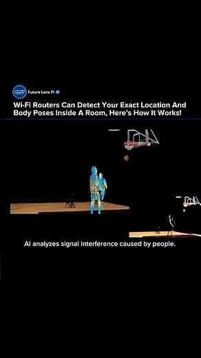 Wi-Fi Routers Can Detect Your Location & Body Pose | AI Human Tracking #surveillance #tech #shorts