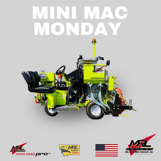 3.2K views · 25 reactions | Big performance comes in a compact package with the MRL Mini MacPro — the ultimate striping solution for smaller jobs, tight spaces, and quick turnarounds. | MRL Equipment Co., Inc. | Facebook