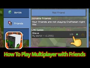 Craftsman How to Play Multiplayer with Friends