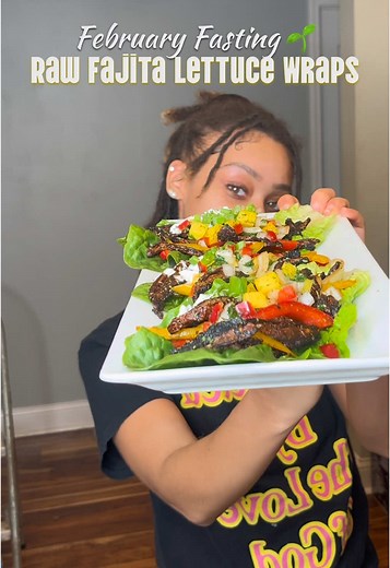 Delicious Raw Vegan Fajita Lettuce Wraps Recipe