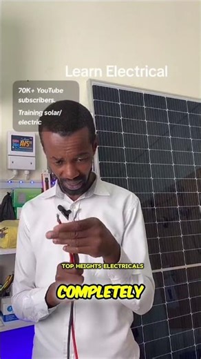 DC Current Explained: Red is Positive, Black is Negative #shorts